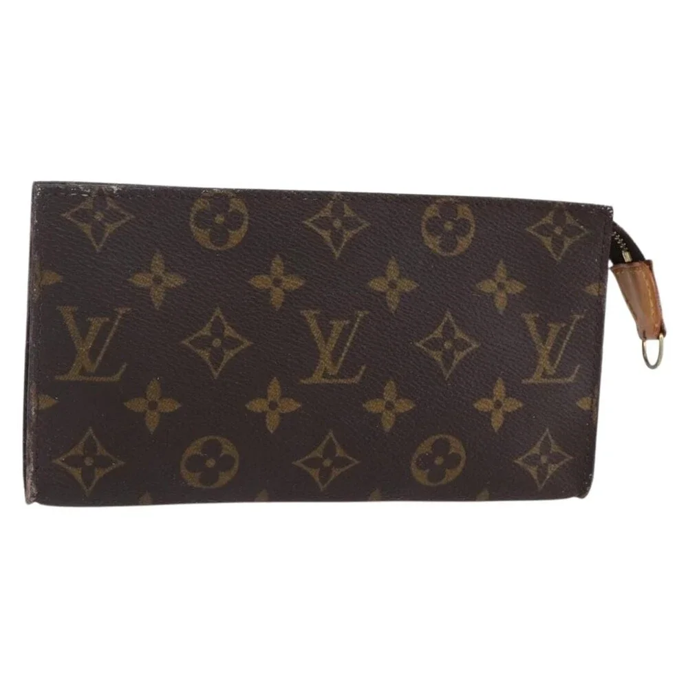 Louis Vuitton Monogram Bucket GM Accessory Pouch Brown